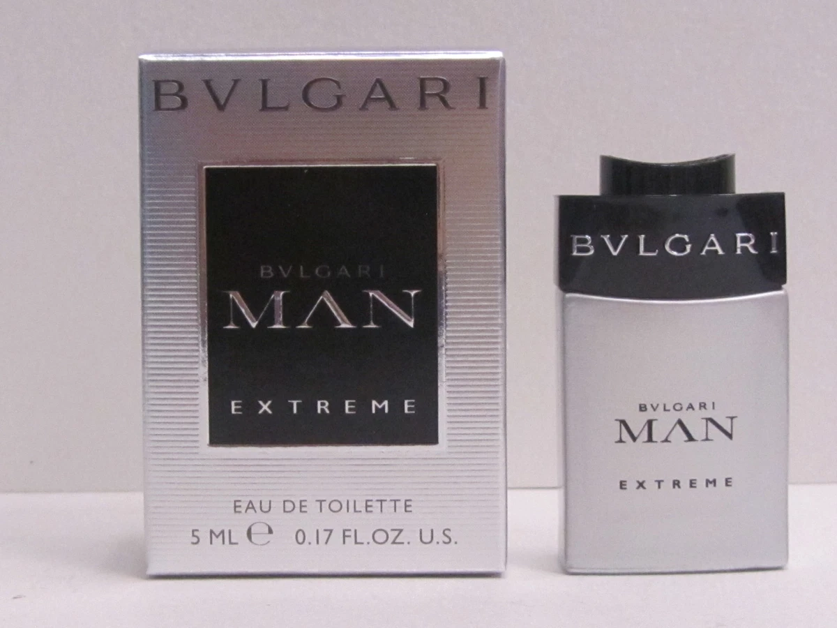 Bvlgari Man Extreme by Bvlgari For Men 0.17 oz Eau de Toilette Splash Mini