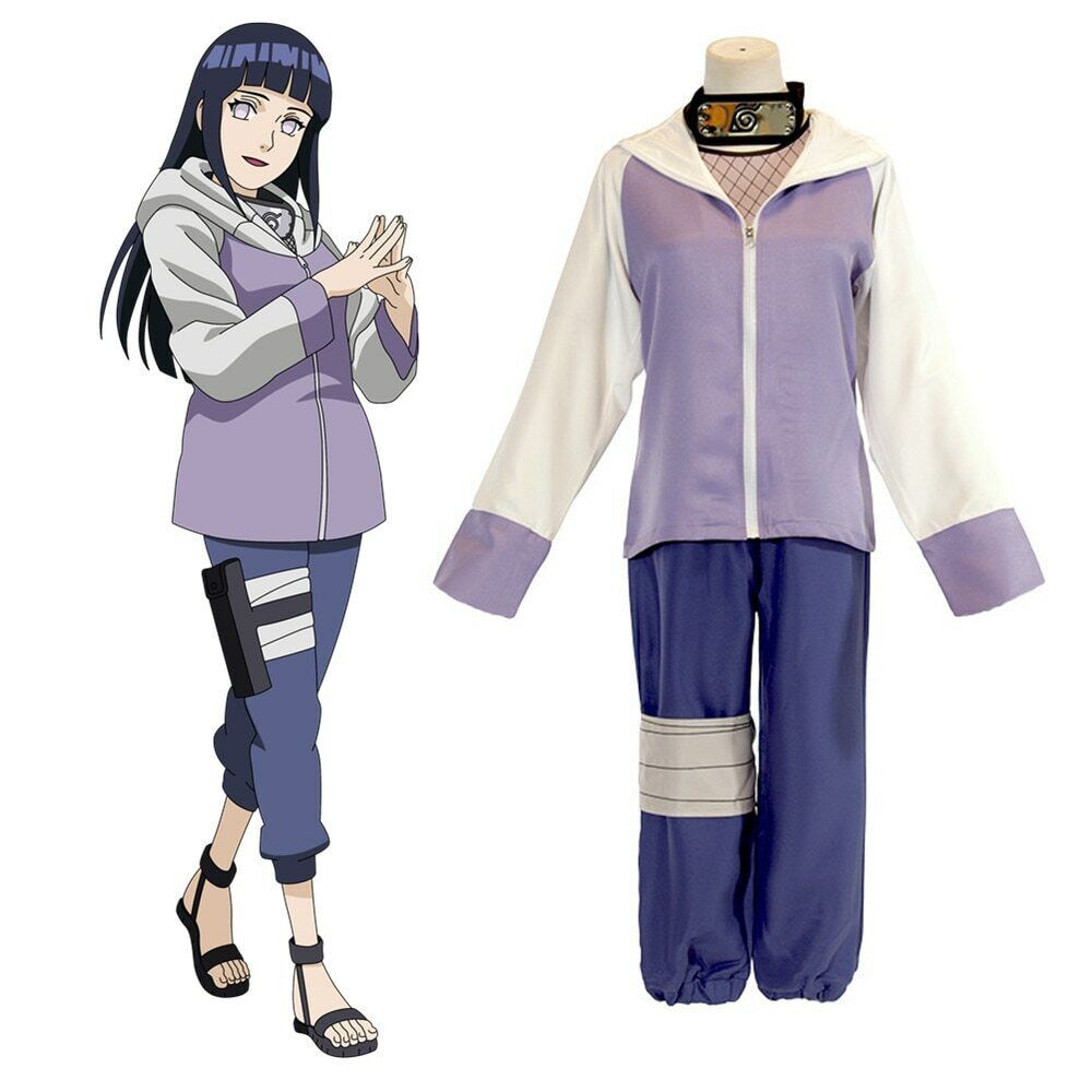 Cosplay Hinata Hyuga Naruto Shippuden tamanho brasileiro