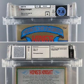 NES King's Knight (1985) Nintendo Sealed WaTa 7.5 Complete CIB New Unopened