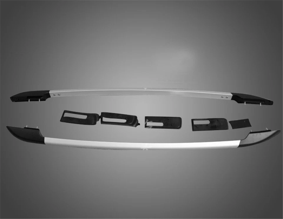 2 piezas rieles de techo rieles laterales de aluminio para Ford Ranger 1983-2022 Foto 2 de 4