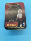 Michael Jordan 5 All Metal Collector Cards New