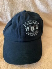 Disney Parks 1928 Mickey Mouse Adult Black Baseball Cap Hat Vtg Vintage Look NEW