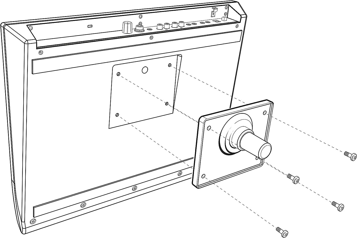 Alesis Module Mount Universal Mounting Plate for MultiPad Percussions