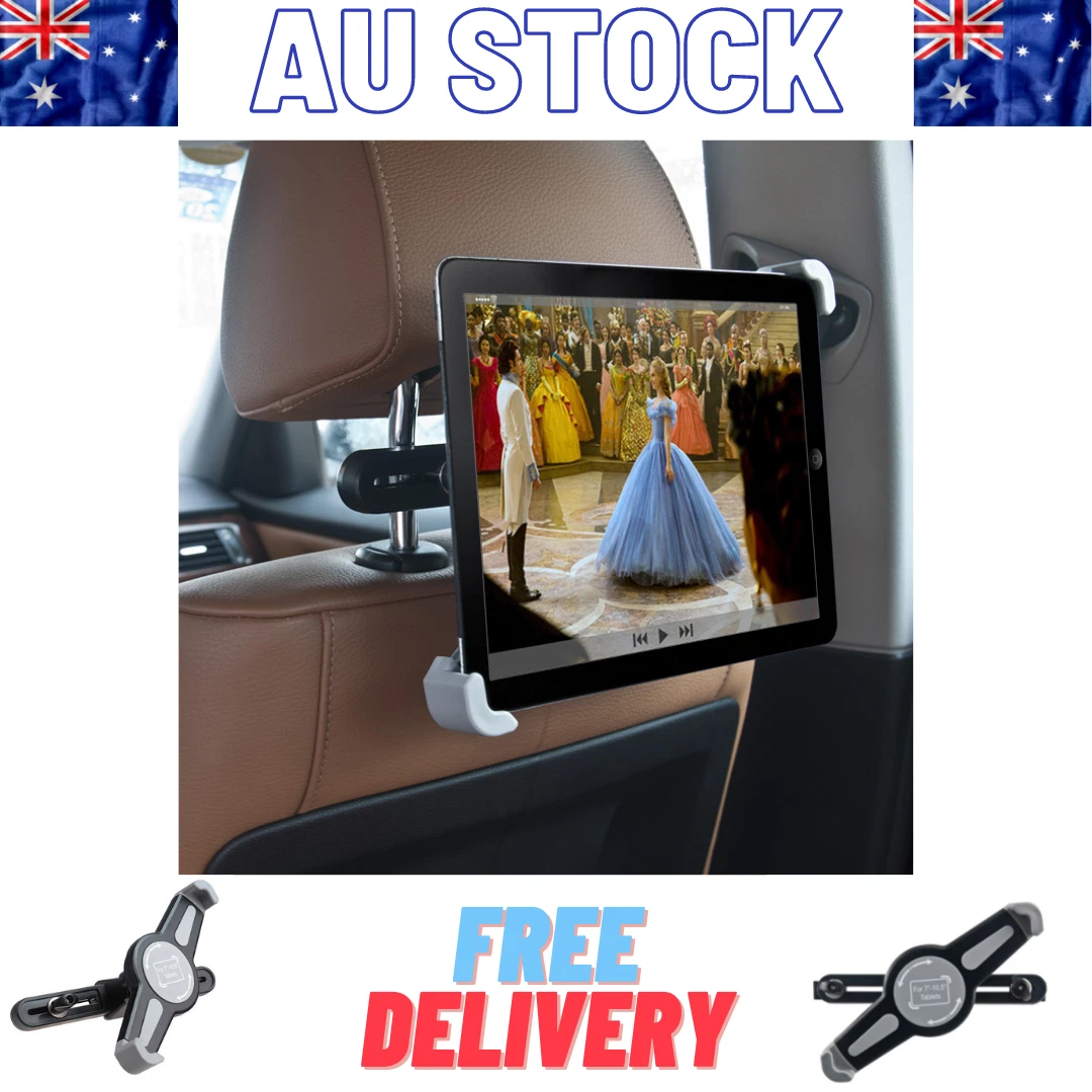 NEW Universal Car Tablet 360 Rotating Seat Back Headrest Mount Holder iPad PC AU