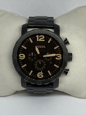 Fossil JR1356 Men's Black Stainless 