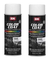 SEM 15603, Sailcloth White, Color Coat Vinyl Paint, Aerosol (2 Pack)