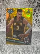 2023-24 Bowman Chrome Sapphire U Yellow REFRACTOR /75 Miro Little Baylor
