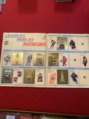 1987 Panini NHL Sticker Partial Set 300+/396 Album, Nice Gretzky, Roy, Lemieux - Picture 12 of 14