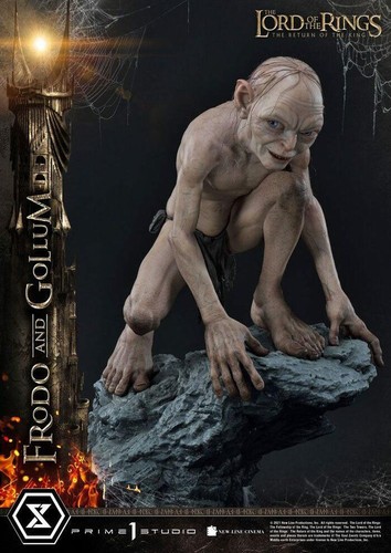 LORD OF THE RINGS Frodo & Gollum Bonus Ver. 1/4 Polystone Statue Prime 1 Studio - Imagen 11 de 24