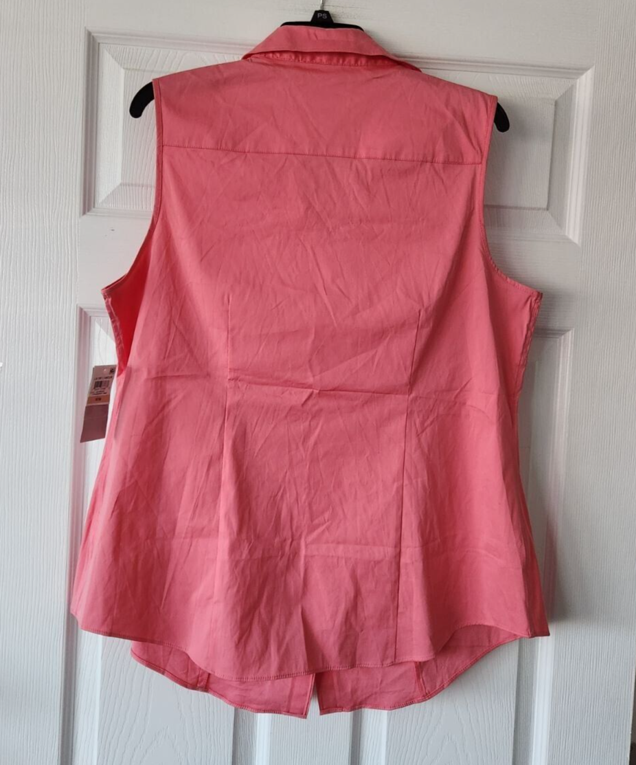 54 NWT Charter Club Womens Tailored Fit Stretch Button Down Shirt Top