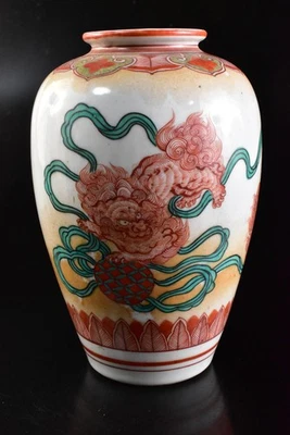 陶瓷红色1900-1940 年日本花瓶| eBay