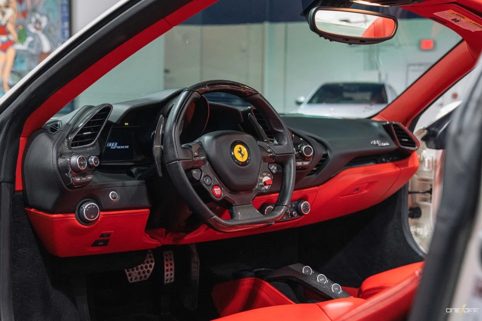 2019 Ferrari 488 $390K MSRP in Bianco Fuji + $60,000 in Tasteful Up - Image 2 of 4