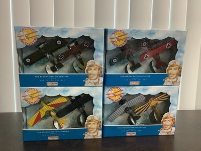 LLEDO Collectibles Pioneers of Aviation SET OF 4 DOUBLE MODELS PA1002-4002