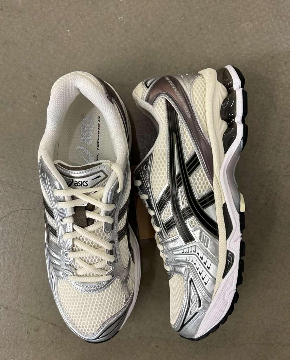 ASICS GEL Kayano 14 Black and Cream | eBay