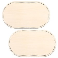 Moses Basket Base for Baby Dolls - Oval Natural Wood 27.56x15.75