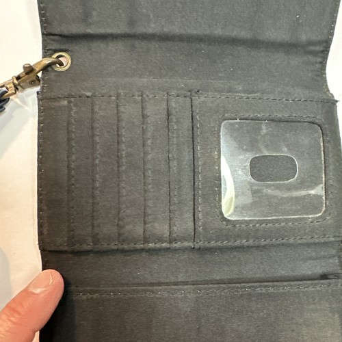 Loungefly Coraline Double Buckle Wallet Navy Blue - Picture 6 of 15