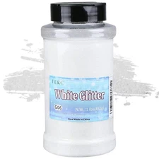 TORC White Fine Glitter 1 Pound 16 OZ Glitter Powder for Tumblers Resin Crafts