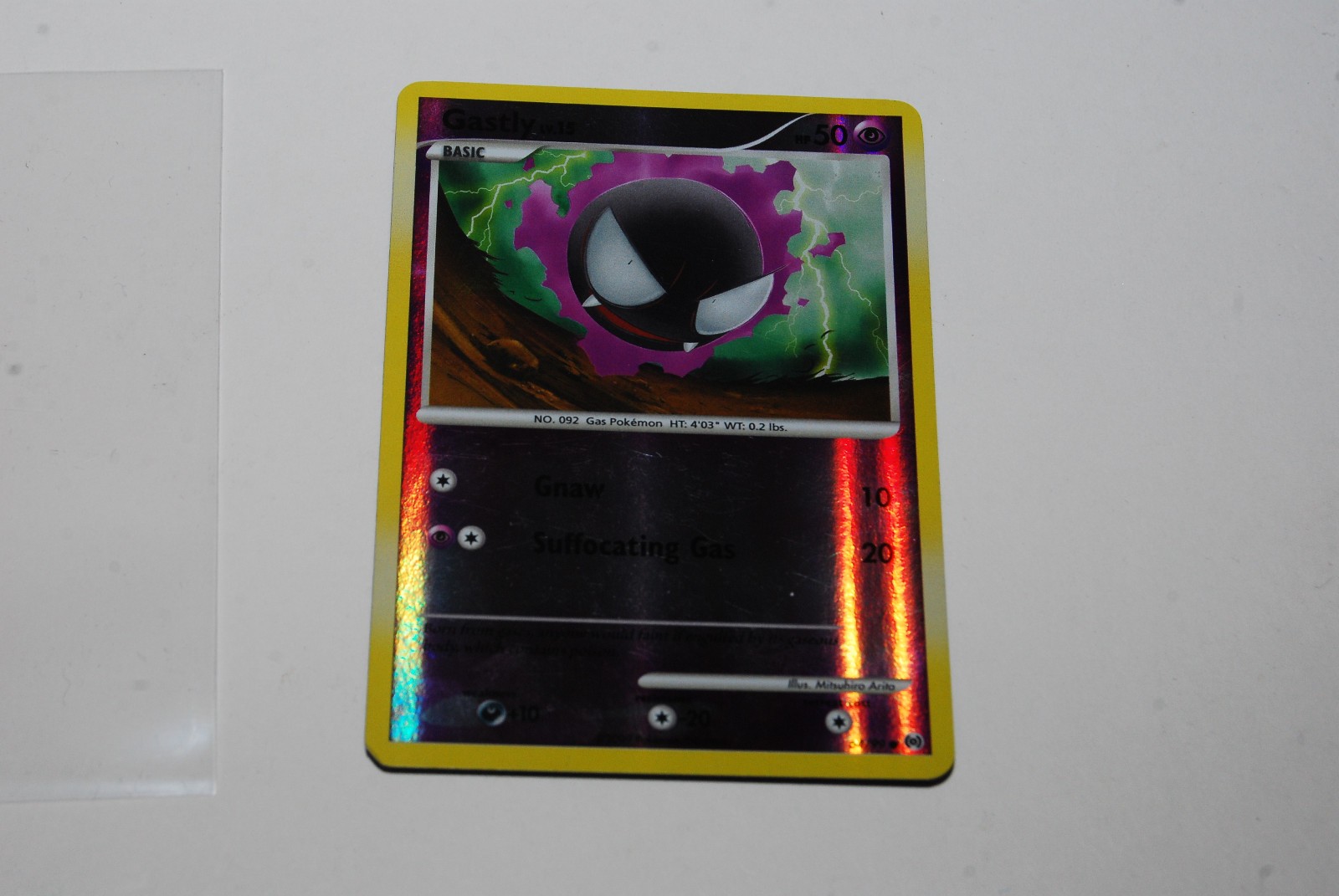GASTLY 64/99 Arceus Reverse Holo 2009 Pokemon Card - LP