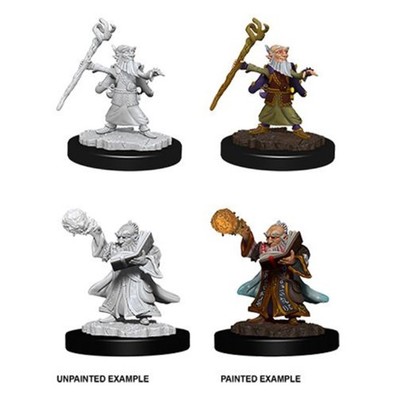 Male Gnome Wizard: D&D Nolzur's Marvelous Unpainted Miniatures (Wave 3) - New