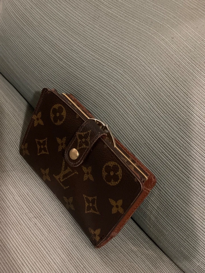 Подлинный Louis Vuitton монограмма порт Monnaie заготовки Viennanois складного бумажника! - Изображение 4 из 4