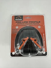 New Walker's Pro Low Profile Passive Folding Muffs | Black