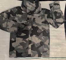 Columbia Interchange Camo Omni Tech Heat 3 In 1 Full Zip Jacket Coat Youth XL