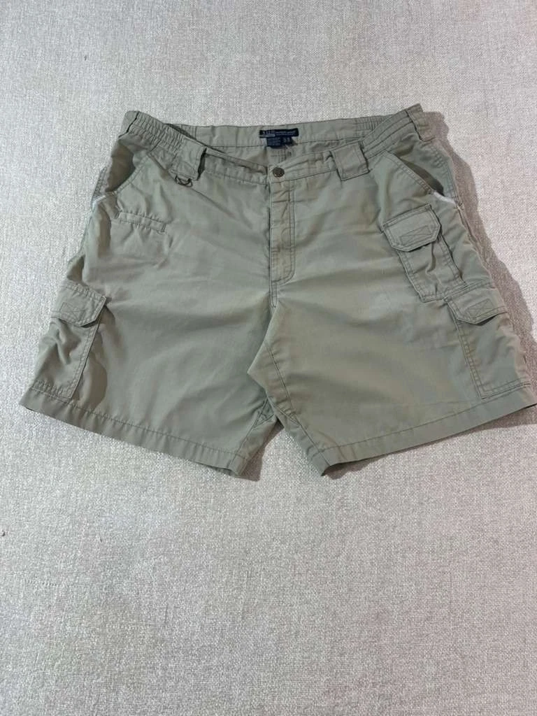 5.11 Tactical Series Cargo Shorts Men’s 38 Khaki Ripstop Utility Outdoor Hiking