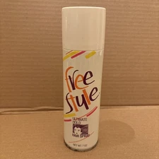 Vintage 1988 Free Style Hair Spray Ultimate Hold DowBrands FULL Prop USA Made