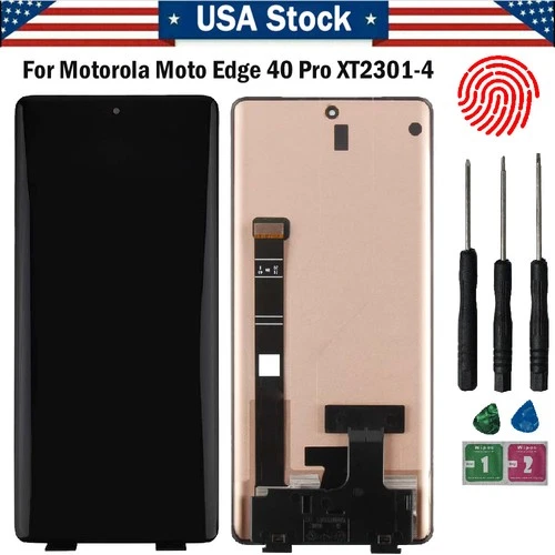 OLED For Motorola Moto Edge 40 Pro XT2301-4 LCD Display Touch Screen Digitizer