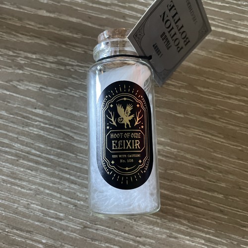 New Set of 3" Mini Potion Bottles Halloween Target Bullseye Bones Vampire Bites - Picture 4 of 4