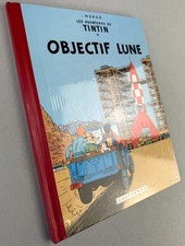 Objectif Lune Comic Book - Rare Facsimile 1st Colour Edition HB Tintin Book 2002