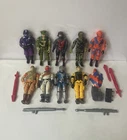 Vintage 80’s Hasbro GI Joe Lot 10 Action Figures And Accessories Nice