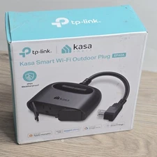 Kasa TP-Link Smart Wi-Fi Outdoor Plug (2 Outlets) IP64 Weatherproof EP40 (US)