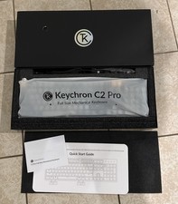 Keychron C2 Pro Wired Custom Mechanical Keyboard Full Size Layout Open Box