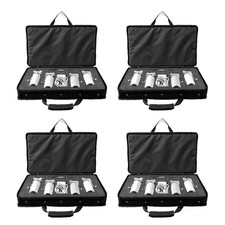 Bundle of 4x CHAUVET DJ EZpin Pack 4 Four Battery-Powered LED Pin Spots