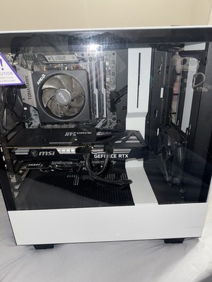 NZXT Gaming PC GeForce RTX 3060 Ti, I5-10400F Prebuilt W/ Wired Keyboard