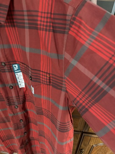Carharrtt Rugged Flex Relaxed Fit Lightweight Long Sleeve Shirt NWT XL TALL - Picture 9 of 20