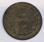 SOVEREIGN COIN WEIGHT ANTIQUE NUMISMATIC HALF GUINEA GOLD SCALES WEIGHT BRASS