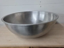 Vollrath 7930 30 Qt Stainless Steel Mixing Bowl Vintage Commercial Grade USA