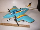 Vintage Tonka 1979 Hand Commander Turbo Prop Airplane Blue Toy Plane