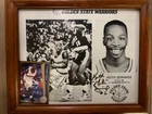 Keith Jennings 1992-93 Fleer On-card Auto & Photo w/ Autograph. Warriors