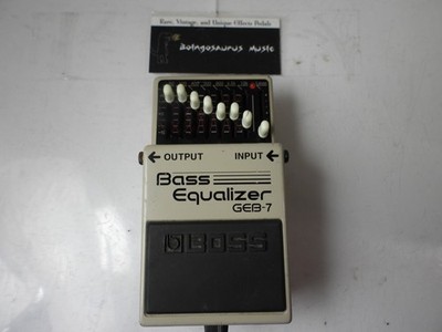 Boss GEB-7 Bass Graphic Equalizer 7-Band EQ Effects Pedal Free USA Shipping