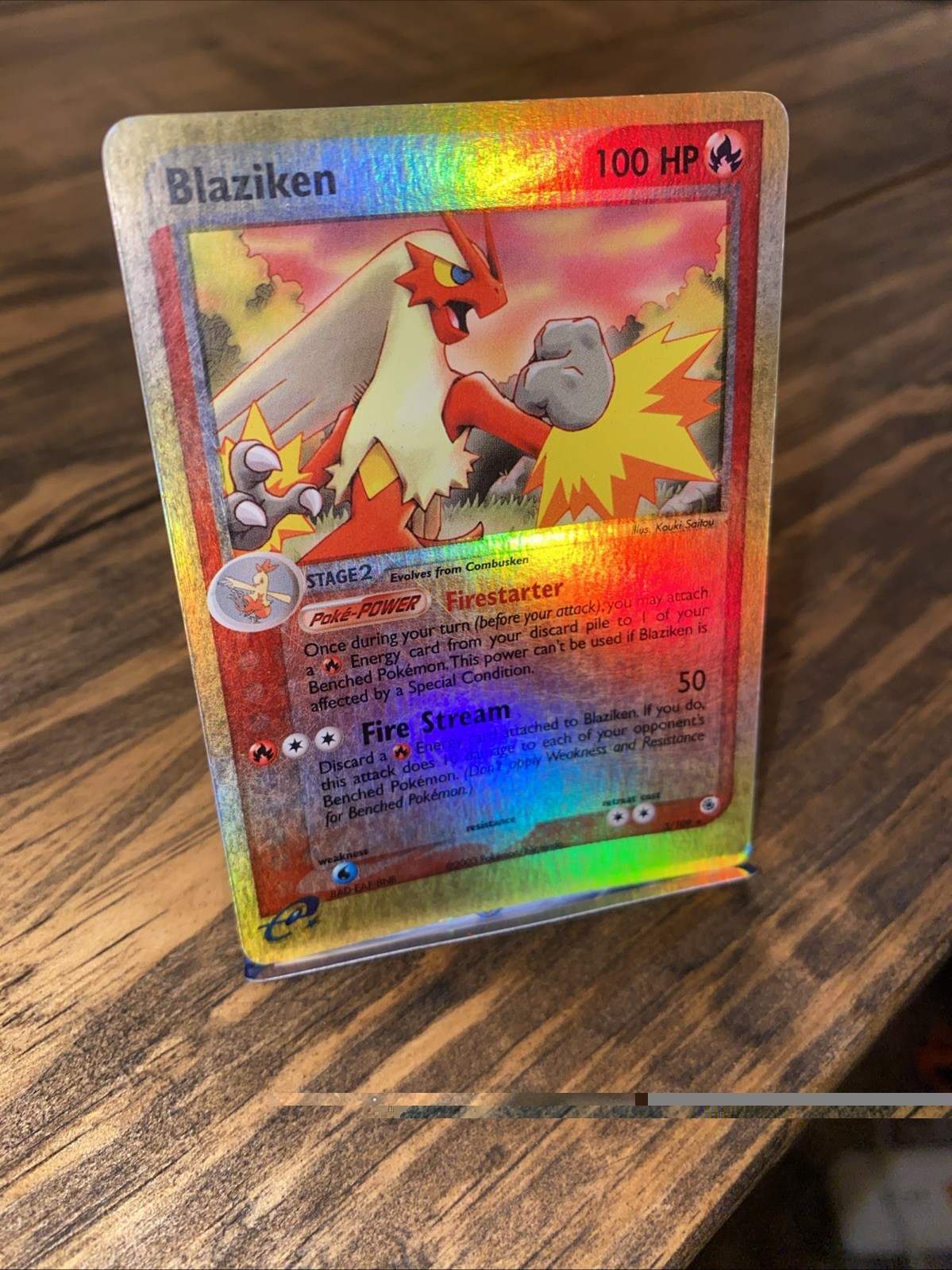Blaziken 3/109 Ruby and Sapphire Holo