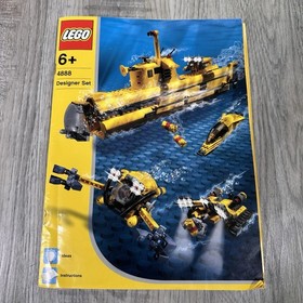 Vintage Lego 4888 Designer Set Ocean Odyssey 98% Complete w/instructions & Box