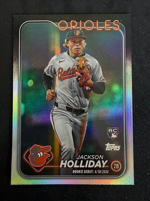 2024 Topps Update Series - Rookie Debut Rainbow Foil #US97 Jackson Holliday (RC)