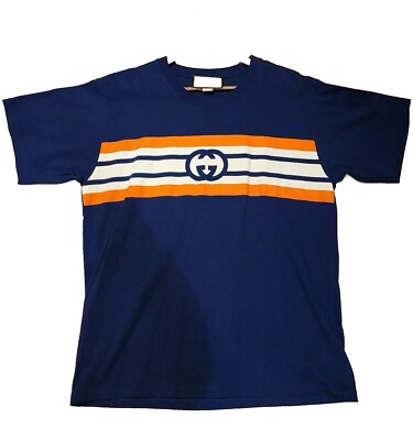 GUCCI $750 Oversized S Crewneck Tshirt In Cotton 100% Auth