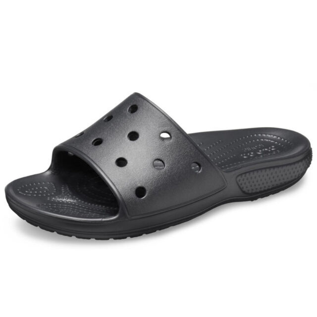 Crocs Classic Slide Size 13 Men's Sandal Black (204067) for sale