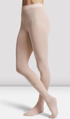 Bloch Child Contoursoft Footed Tights - T0981G Pink X-Small  NWT Free Shipping  