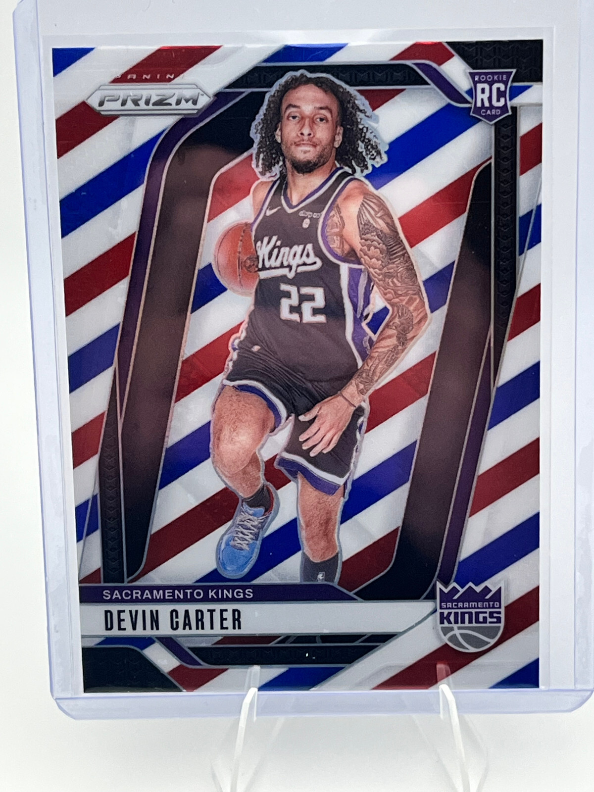 Devin Carter 2024 Panini Prizm #231 Red White Blue