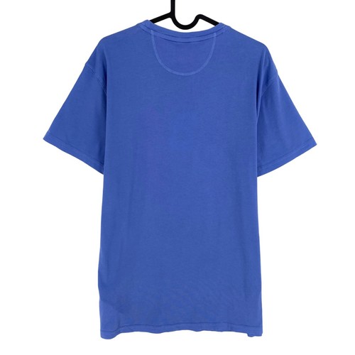 LA MARTINA Blue Organic Jersey Crew Neck T Shirt Size L - Picture 3 of 12